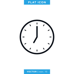 Clock Icon Design Template