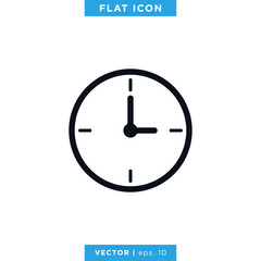 Clock Icon Design Template