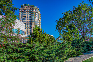 Fototapeta premium Уголок города