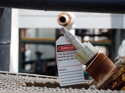 Gas Process Valve Isolation Lock Out Tag Out,Lock Closed,Lock Open.