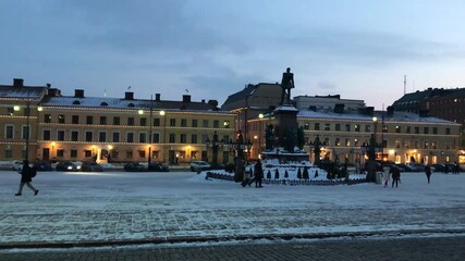 Helsinki, Finland, A bridge over water with a city in the background - Powered by Adobe
