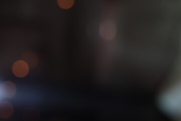 Gold abstract bokeh background, Festive xmas abstract background with bokeh defocused lights and stars