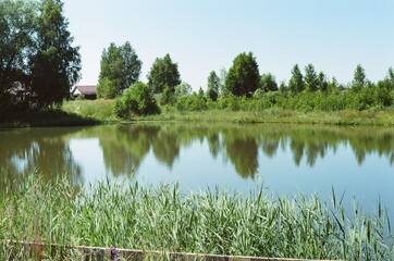 Fototapeta na wymiar Landscape with a lake