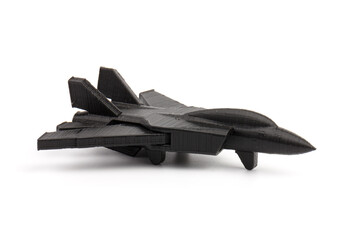 Model plane, airliner, airplane on white background. travel and transportation concept