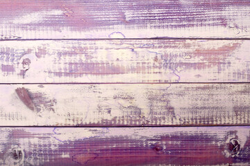 Closeup of few plank with washed lavender color .Studio shot.