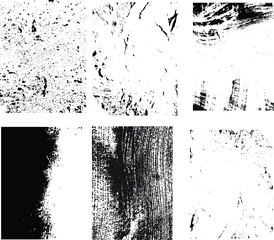 Grunge stripes textures . Vector