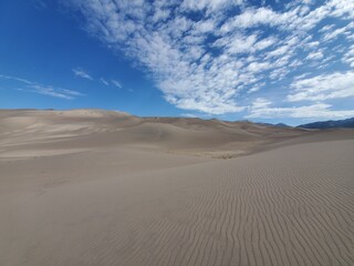 Obraz na płótnie Canvas Sand Dune texture in southern Colorado