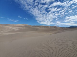 Fototapeta na wymiar Sand Dune texture in southern Colorado