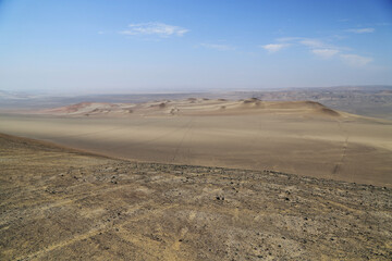 The Tablazo de Ica desert in Peru