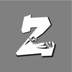 the initials of a two-dimensional modern alphabet