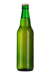 Bottle of beer isolated on white background