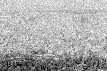 Vista di Atene dal Partenone