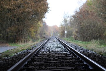 Fototapeta premium Gleise
