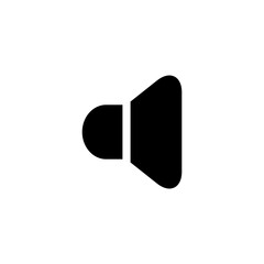 speaker vector icon, audio speaker icon in trendy flat design, sound icon