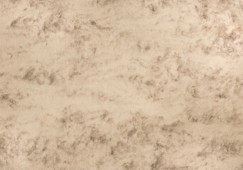 Close up of brown old parchment isolated on white.Studio shot