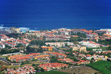 Fototapeta na wymiar Puerto de la Cruz Resort in Tenerife, Spain, Europe