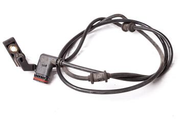 Fototapeta premium Wheel speed sensor of vehicles equipped with electronic active safety systems and auxiliary control systems. Anti-lock braking system (ABS) measuring element.