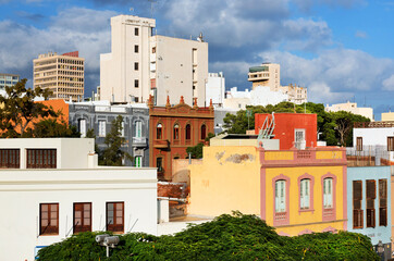 Fototapeta premium Architectural detail in the old Town of San Cristobal de La Laguna, Tenerife, Canary Islands