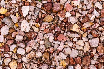 mix color of gravel texture or background