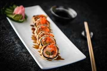 Salmon Tempura Roll