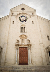 Fototapeta na wymiar Exterior facade of Basilica San Nicola in Bari - Italy