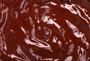 Melted chocolate natural dark background