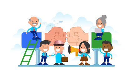 Agreement of parties and friendly greeting.
