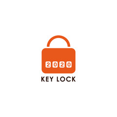Key Lock logo Template