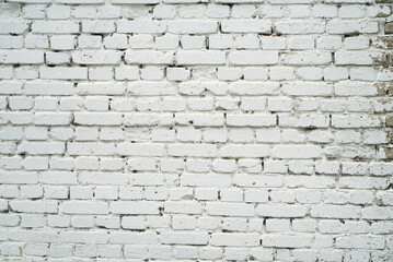 white bricks wall surface texture