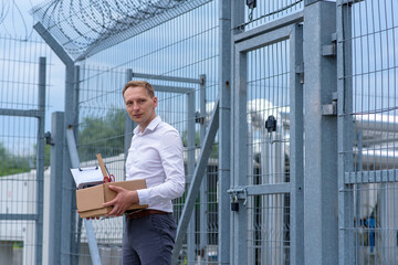 A businessman released from prison ponders what to do next.