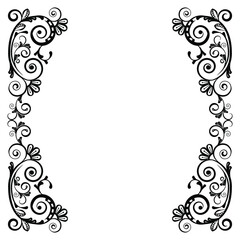 vector abstract floral  background.