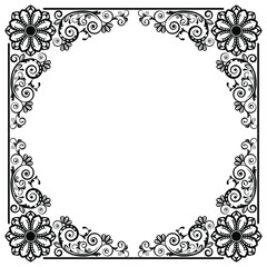 vector abstract floral  background.