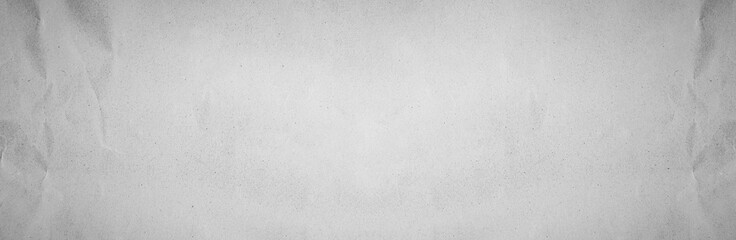 Table top back panoramic gray line draw paper kraft background texture in soft white light color concept for page wide screen wallpaper design, flat rice grey surface for panoramic wall. plain cement