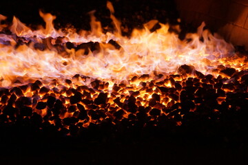 Peat fire.