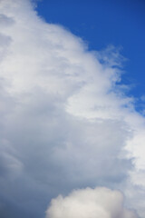 blue sky heaven clouds air wallpaper texture background