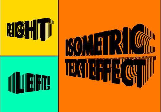 Isometric Text Effect
