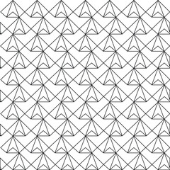 Vintage art deco seamless pattern vector illustration