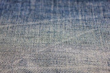 Denim jeans blue color background. Empty jean texture, blank casual blue pants design. Denim...