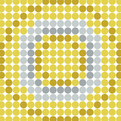 Texture abstract yellow gray geometric circles background. illustrators drawing 