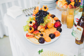 Delicious wedding reception candy bar dessert table