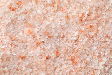 Pink himalaya salt close up