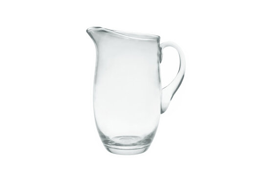 Glass jug.