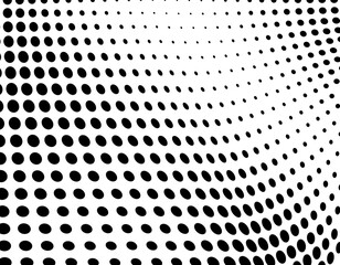 Abstract dotted vector background. Halftone effect