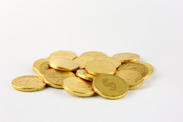 coin isolated on white background