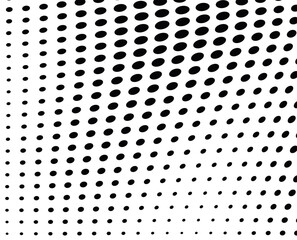 Medium dots halftone vector background. Overlay texture