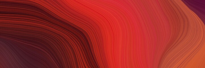 colorful and elegant vibrant abstract art waves graphic with abstract waves design with firebrick, very dark pink and dark red color