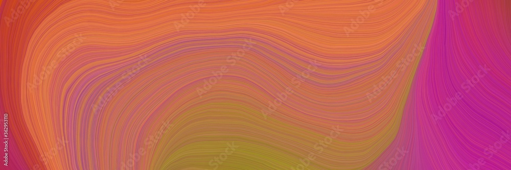 Poster colorful and elegant vibrant background graphic with modern waves background design with indian red,