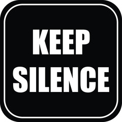 NO SOUND NO EXCESSIVE NOISE ALLOWED KEEP SILENCE BE QUITE WARNING SIGN VECTOR