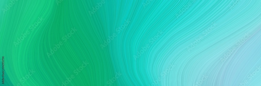 Poster colorful and elegant vibrant artistic art design graphic with modern waves background design with sk