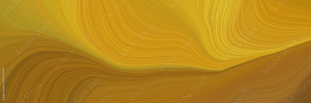 Aufkleber colorful and elegant vibrant abstract art waves graphic with smooth swirl waves background design wi